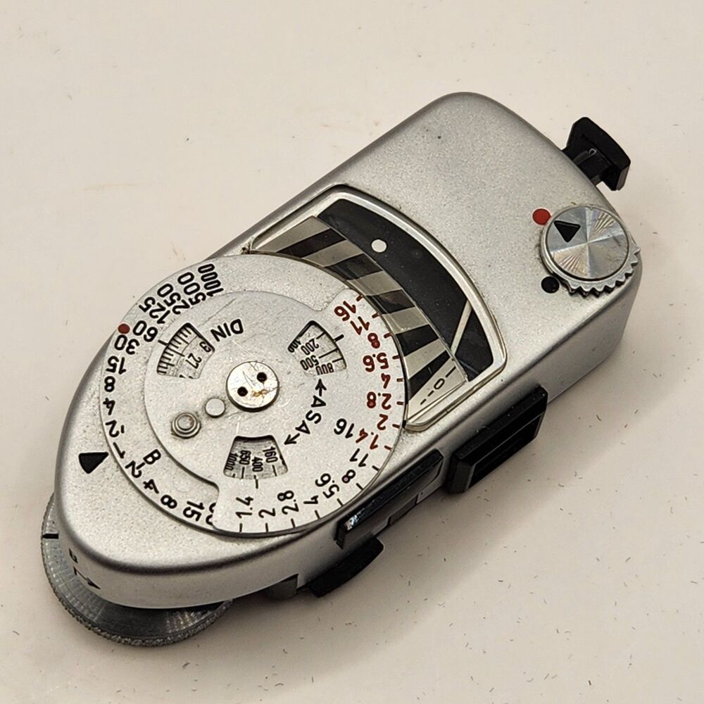 Leica Meter MR Chrome External Exposure Light Meter For M3 M4  Germany Repair